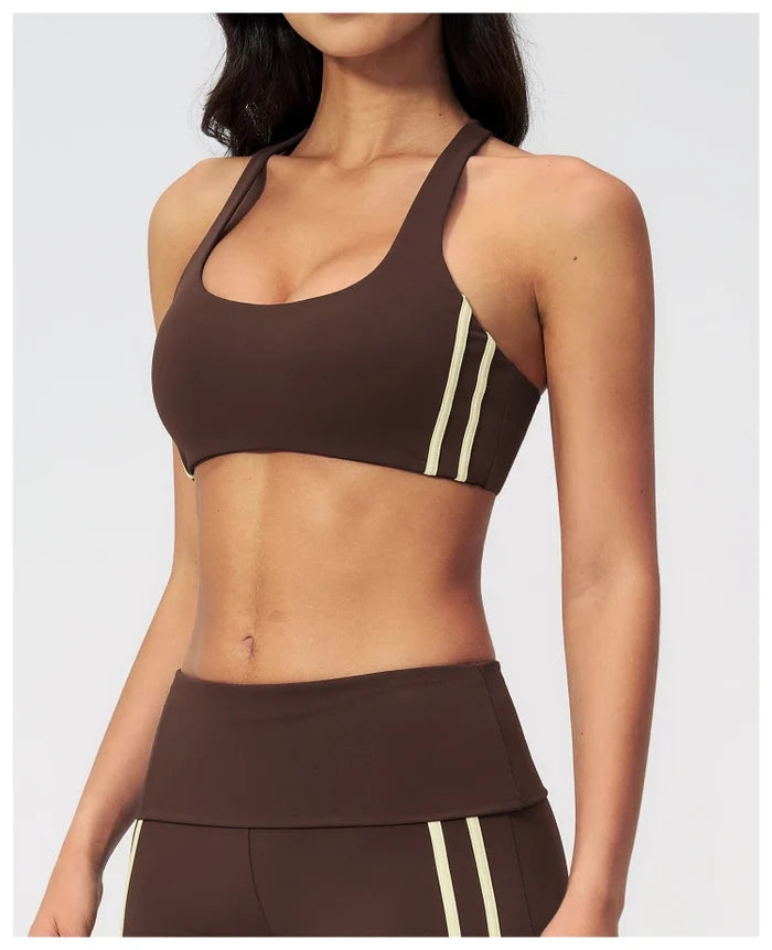 SPARK Contrast Color High Impact Sports Bra ZC3588