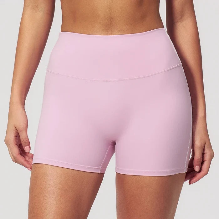 SPARK Contrast Color High Waist Yoga Shorts ZC2036