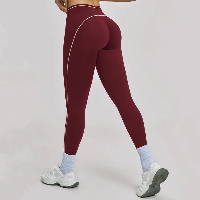 SPARK Contrast Color Quick-Drying Yoga Leggings ZC3562