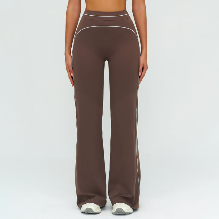 SPARK Contrast Color Wide Leg Pants Outdoor Sports Running Fitness ZC7028