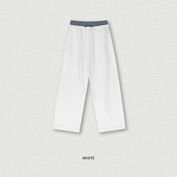 SPARK Double Waist Casual Wide Leg Pants TH25154