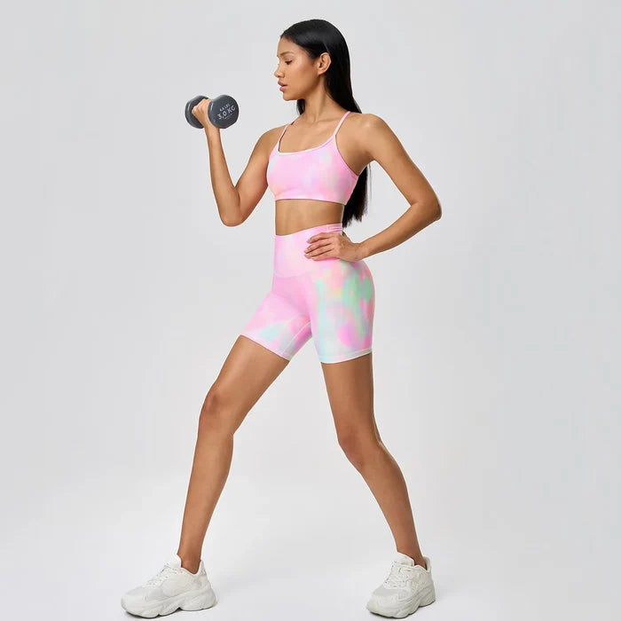 SPARK Fantasy Pink Shaping Yoga Shorts DQ067