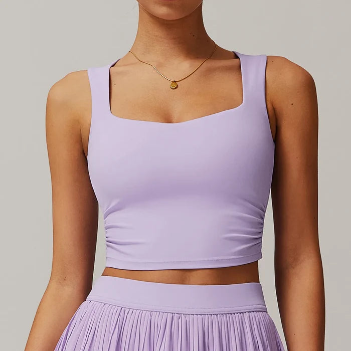 SPARK Fitness Square Neck Tank Top ZC8782