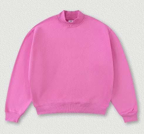 SPARK Half Turtleneck Loose Unisex Sweatshirt TH25810