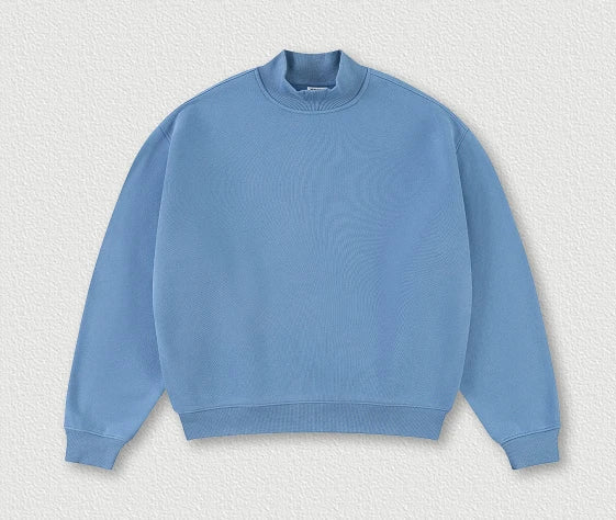 SPARK Half Turtleneck Loose Unisex Sweatshirt TH25810