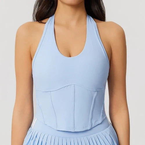 SPARK Halter Slim Tummy Control Yoga Fitness Tank Top CTY2171