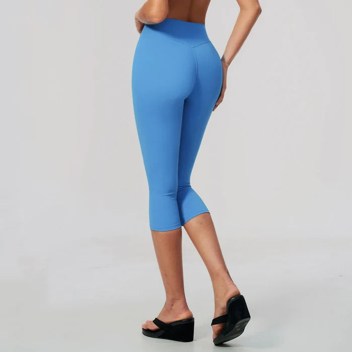 SPARK High Waist Capris Pants For Women ZC5529