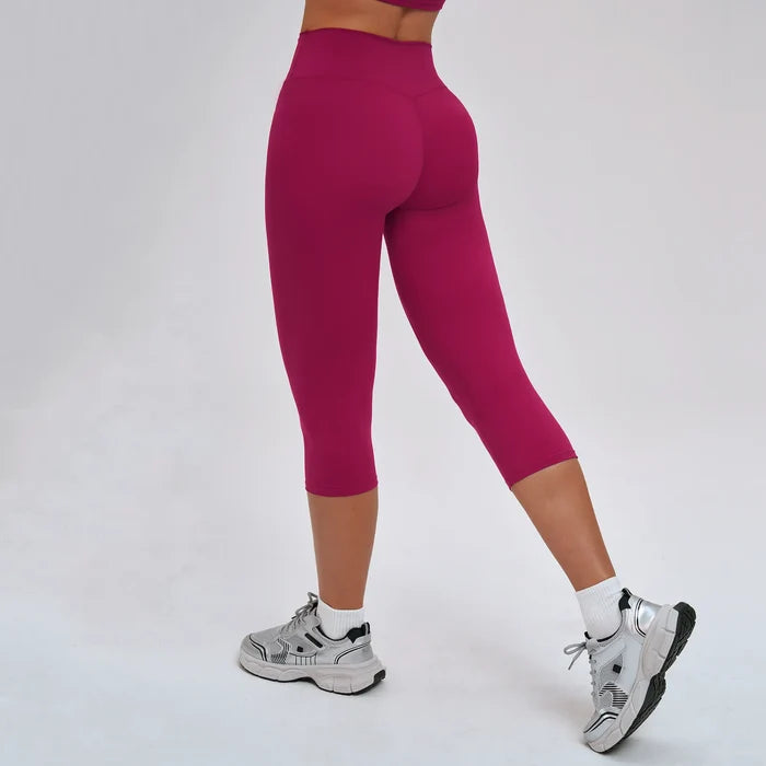 SPARK High Waist Capris Pants For Women ZC5529