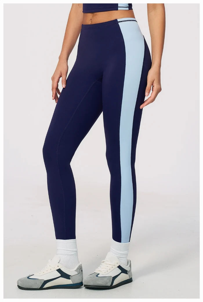 SPARK High Waist Color Block Peach Lift Butt Yoga Leggings ZC2567