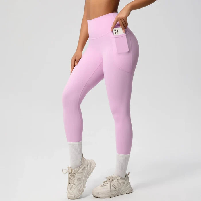 SPARK High Waist Yoga Fitness Leggings with Pockets LR7108