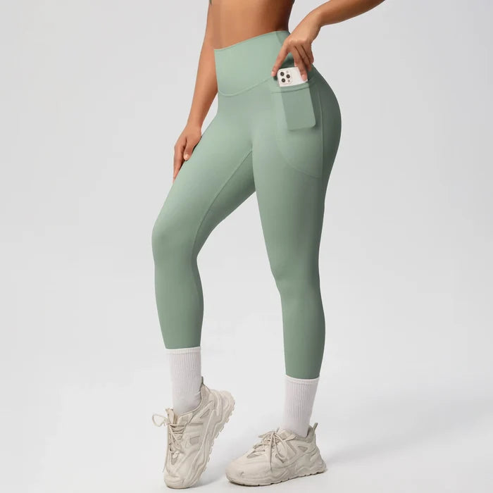 SPARK High Waist Yoga Fitness Leggings with Pockets LR7108