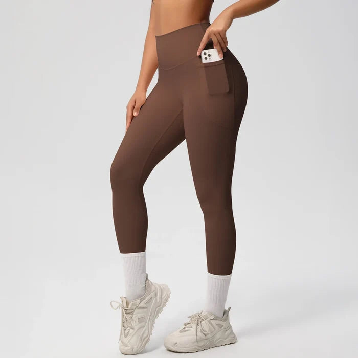 SPARK High Waist Yoga Fitness Leggings with Pockets LR7108