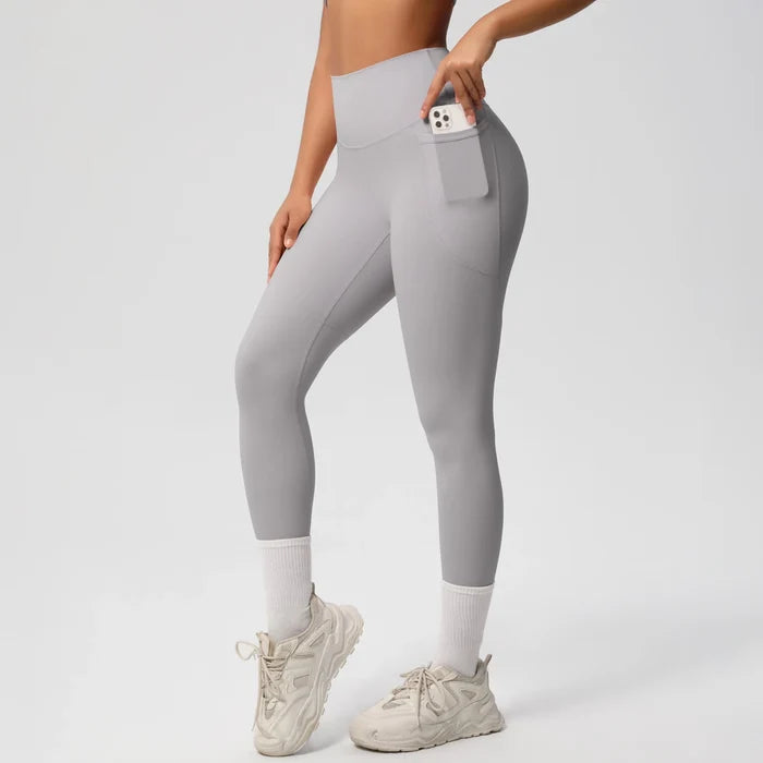 SPARK High Waist Yoga Fitness Leggings with Pockets LR7108