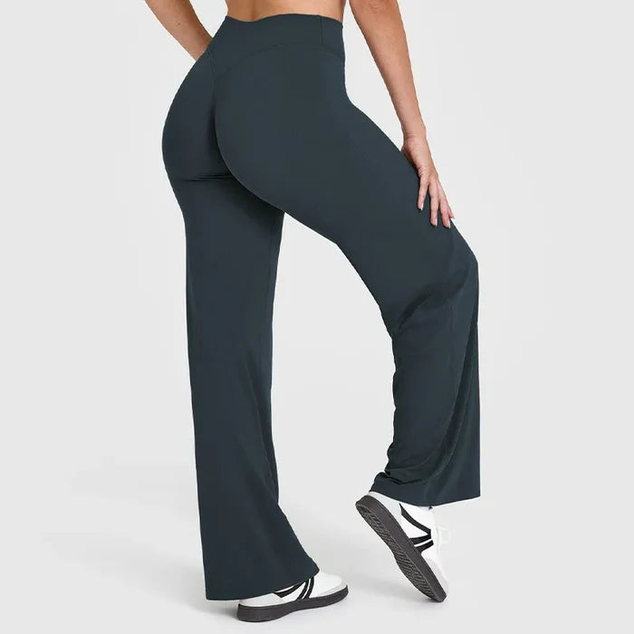 SPARK High Waist Yoga Flared Pants For Women RX1339