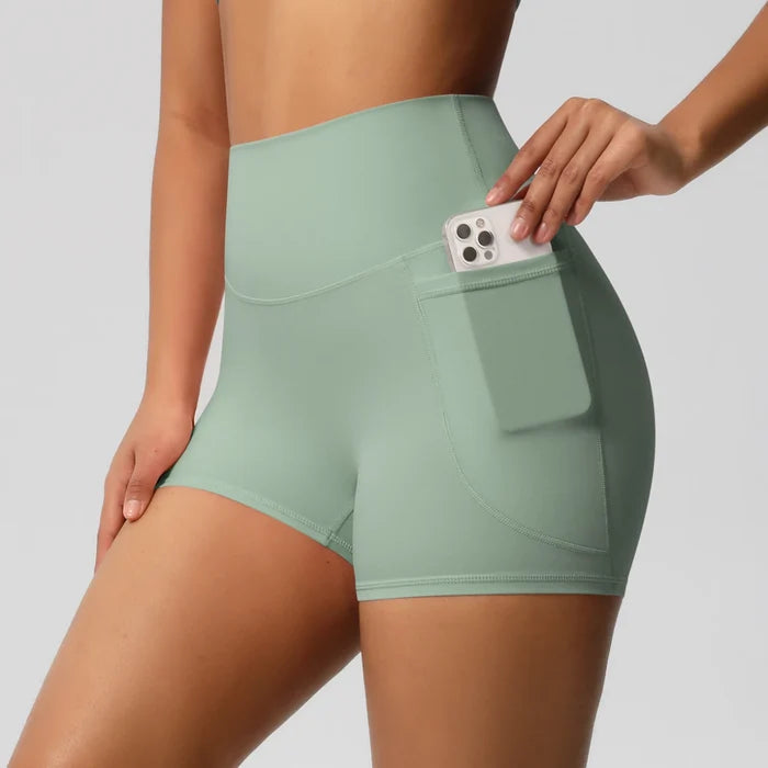 SPARK High Waist Yoga Short with Pockets LR7109