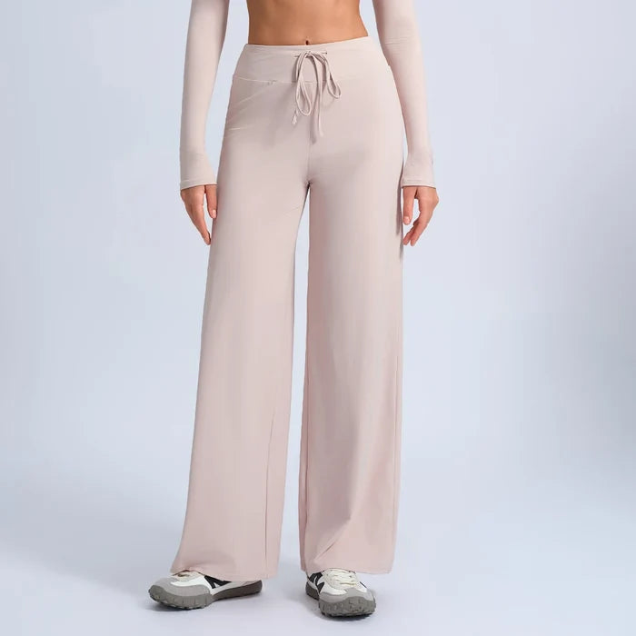 SPARK High Waisted Casual Straight Leg Yoga Pants for Women CY3673