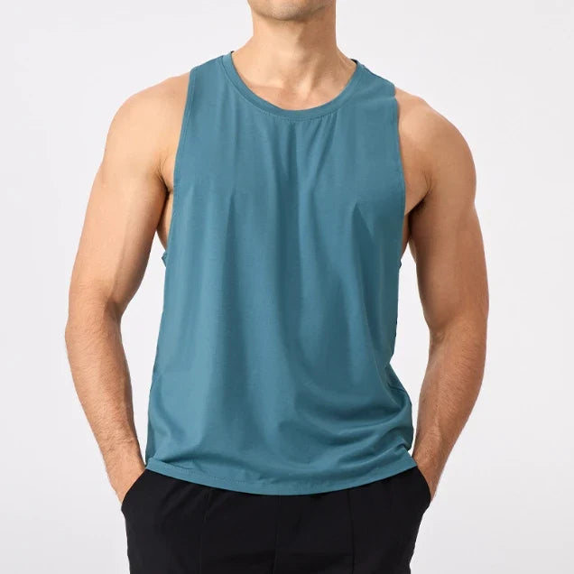 SPARK Men's Modal Cooling Loose-Fit Athletic Tank Top YEL51140