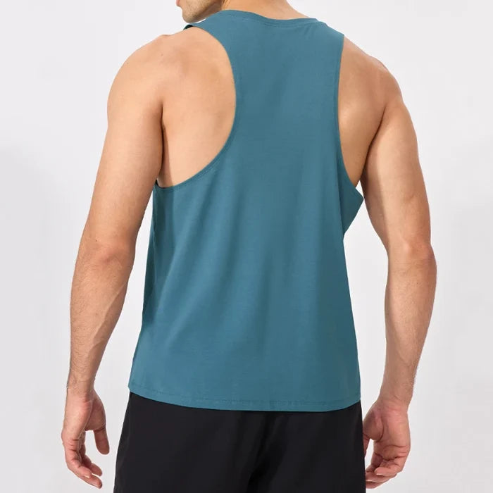 SPARK Men's Modal Cooling Loose-Fit Athletic Tank Top YEL51140