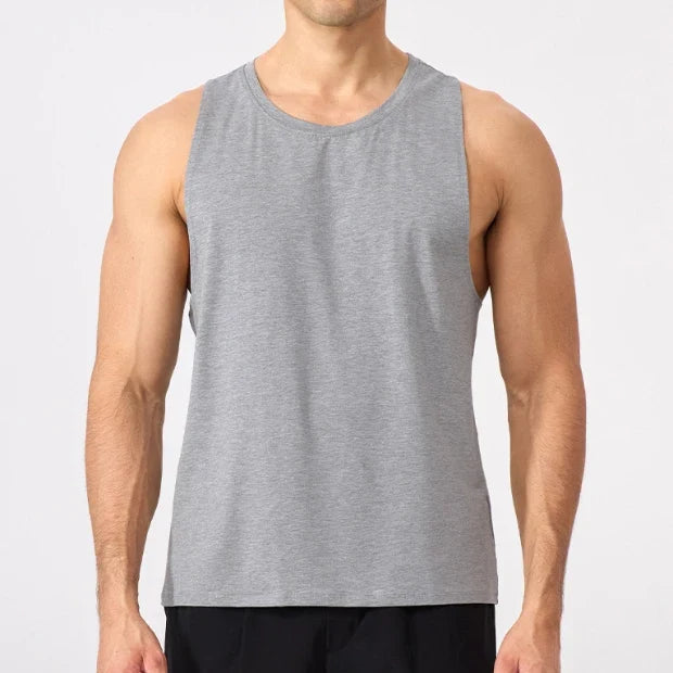 SPARK Men's Modal Cooling Loose-Fit Athletic Tank Top YEL51140