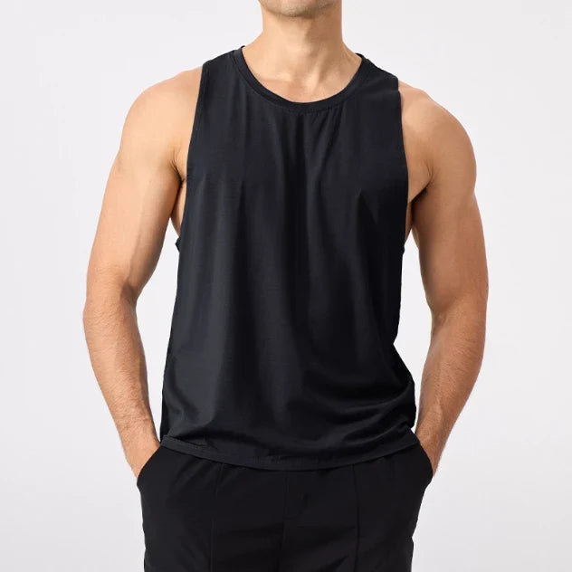 SPARK Men's Modal Cooling Loose-Fit Athletic Tank Top YEL51140