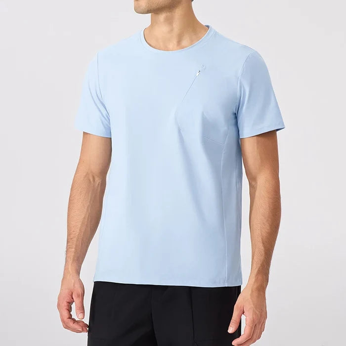 SPARK Men's Summer Athletic T-Shirt with Pocket YEL51241