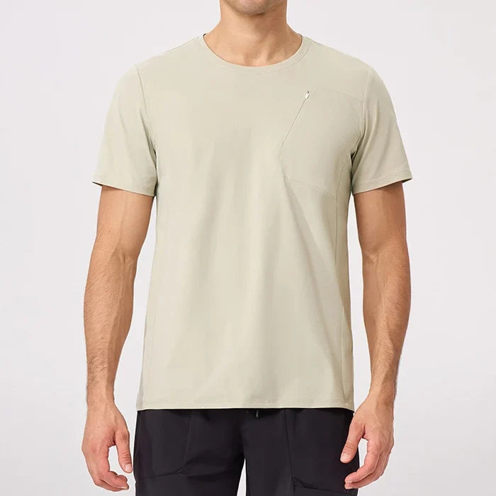 SPARK Men's Summer Athletic T-Shirt with Pocket YEL51241