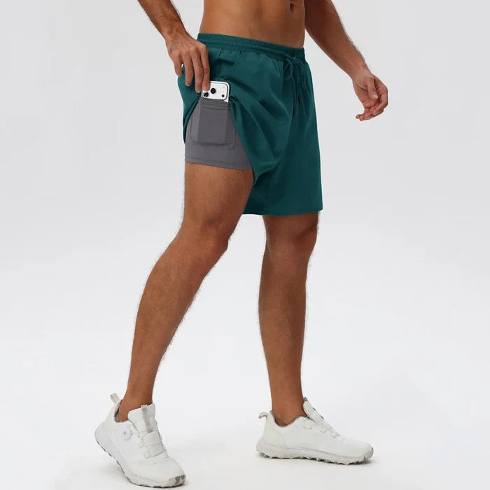 SPARK Men's Summer Fitness Sport Shorts YEL61450