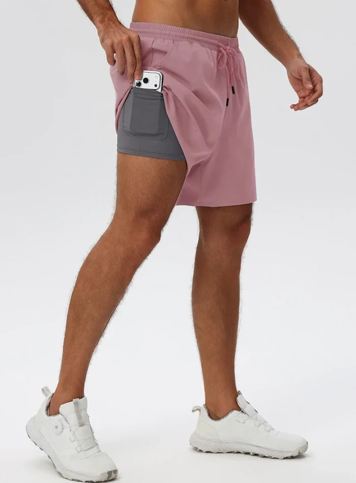 SPARK Men's Summer Fitness Sport Shorts YEL61450