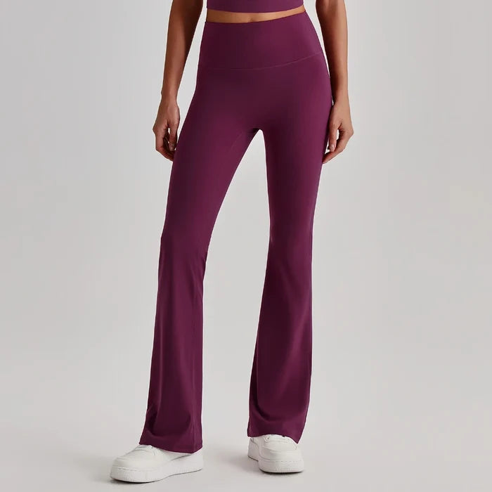 SPARK Naked-Feel High-Waisted Flared Yoga Pants LQ4069