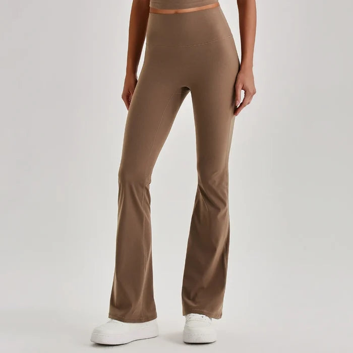 SPARK Naked-Feel High-Waisted Flared Yoga Pants LQ4069