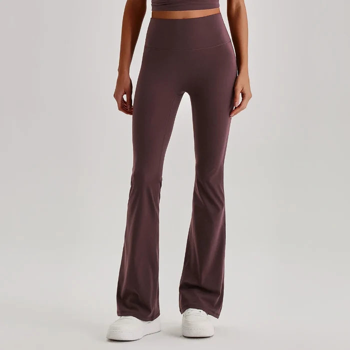SPARK Naked-Feel High-Waisted Flared Yoga Pants LQ4069