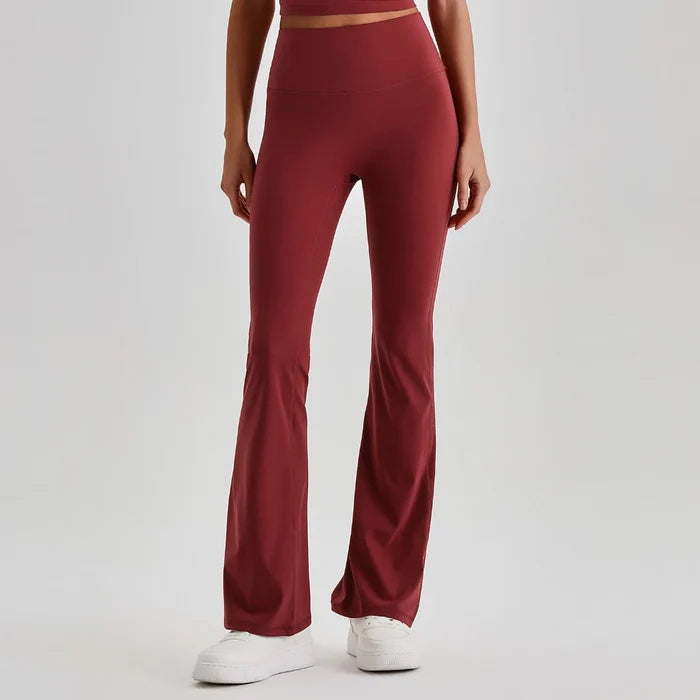 SPARK Naked-Feel High-Waisted Flared Yoga Pants LQ4069