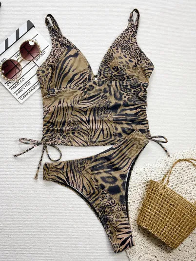 SPARK New Leopard Print Swimsuit Bikini CHUS197