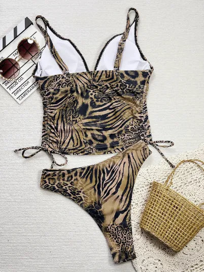 SPARK New Leopard Print Swimsuit Bikini CHUS197