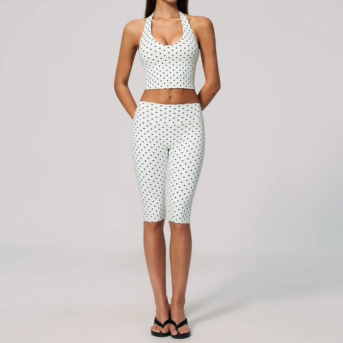 SPARK New Polka Dot Yoga Set For Women ZC4551-1