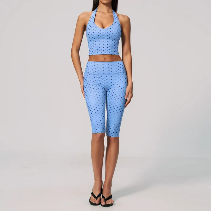 SPARK New Polka Dot Yoga Set For Women ZC4551-1