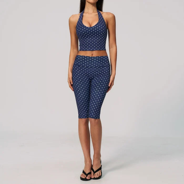 SPARK New Polka Dot Yoga Set For Women ZC4551-1