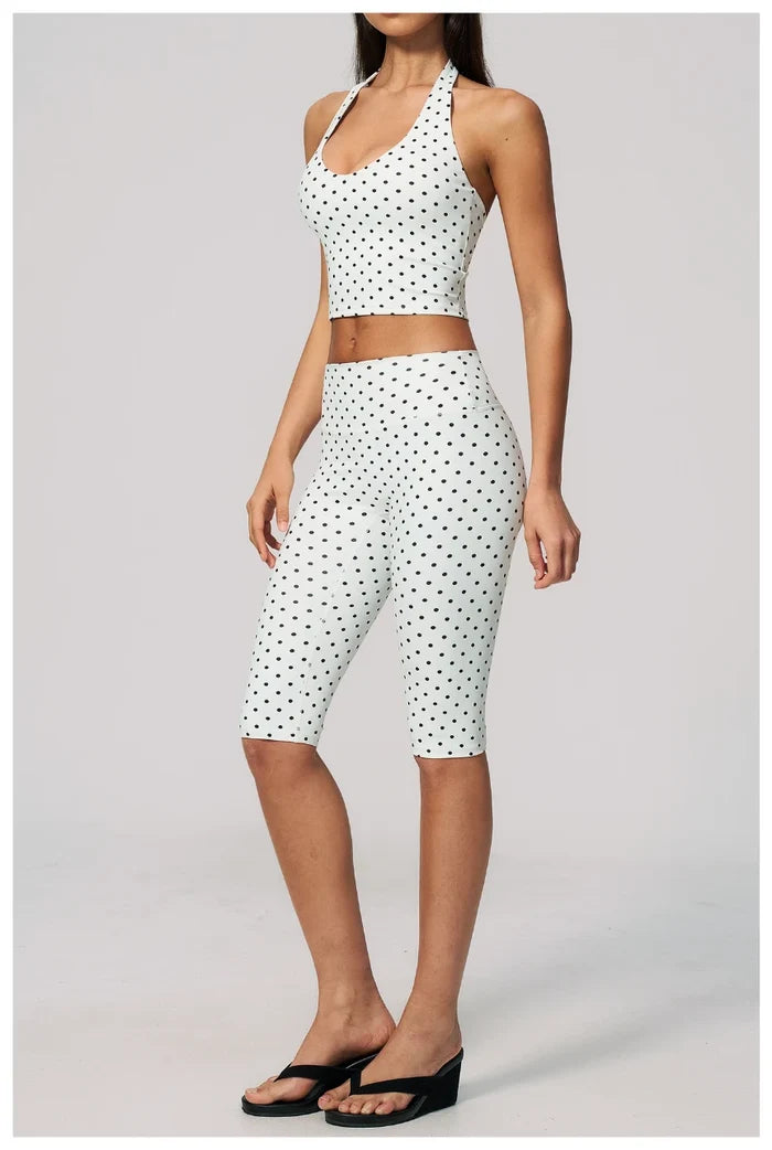 SPARK New Polka Dot Yoga Set For Women ZC4551-1