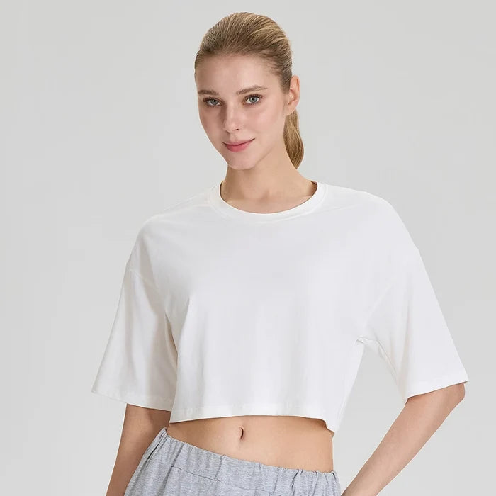 SPARK New Spring Summer Women's Modal Yoga T-Shirt YEL52248