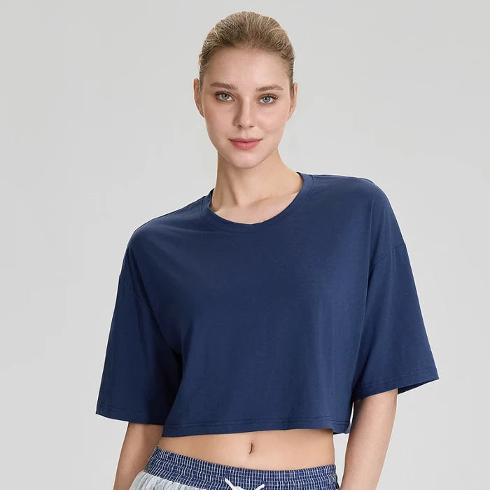 SPARK New Spring Summer Women's Modal Yoga T-Shirt YEL52248