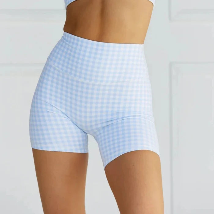SPARK New Style Grid Yoga Fitness 2 Piece Set for Women BL198
