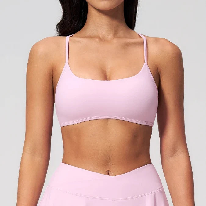 SPARK New Women's Y-Shape Back with Hollow Cutout Yoga Fitness Tennis Bra ZC2135