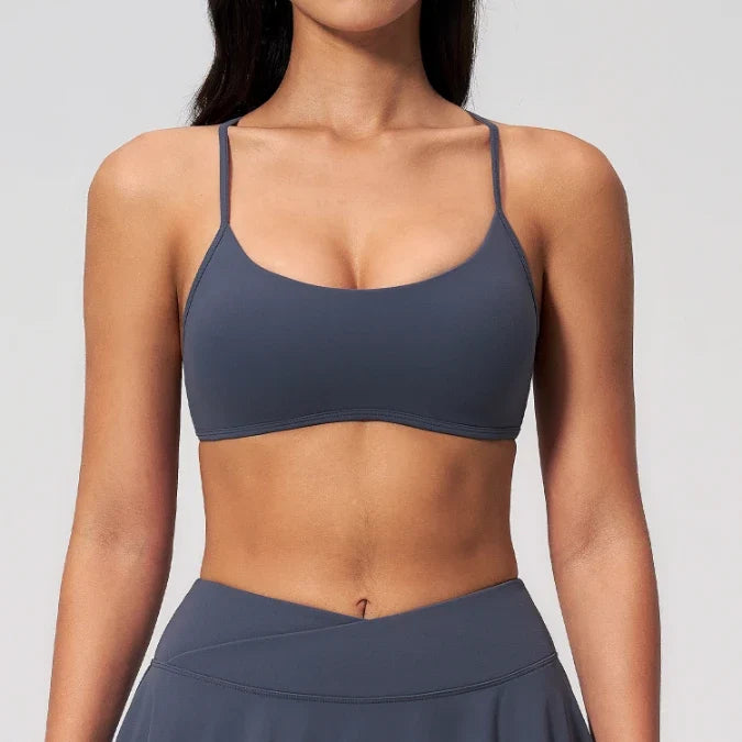 SPARK New Women's Y-Shape Back with Hollow Cutout Yoga Fitness Tennis Bra ZC2135