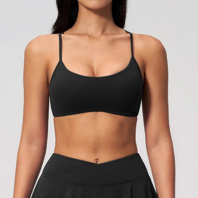 SPARK New Women's Y-Shape Back with Hollow Cutout Yoga Fitness Tennis Bra ZC2135