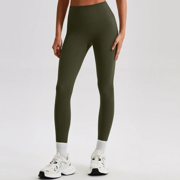 Olive Green / leggings / S