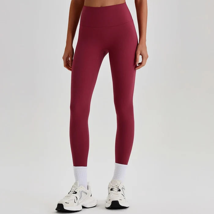 Burgundy Red / leggings / S