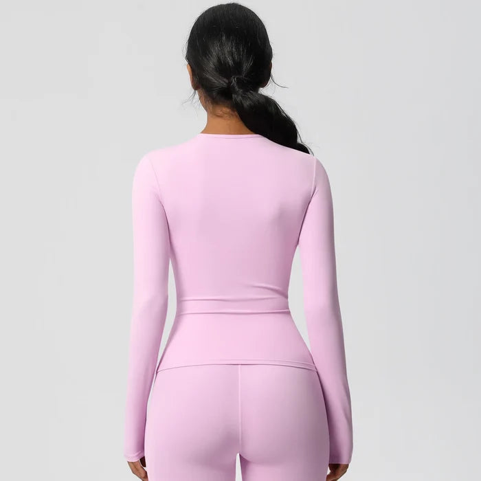 SPARK Normal Slim Yoga Fitness Long Sleeve Top LR7102