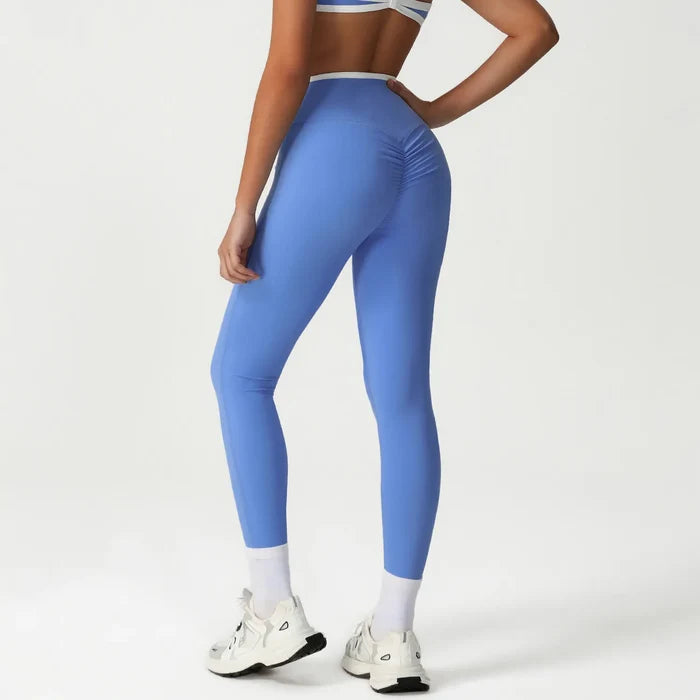 SPARK Nude Tight Cross High Waist Yoga Pants YG2536
