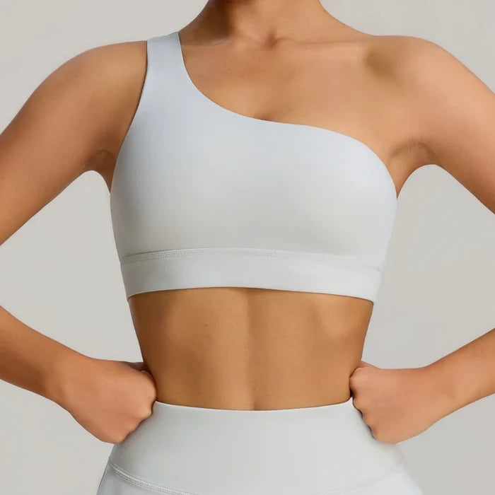 SPARK One-shoulder Shockproof Yoga Bra For Women FYD233