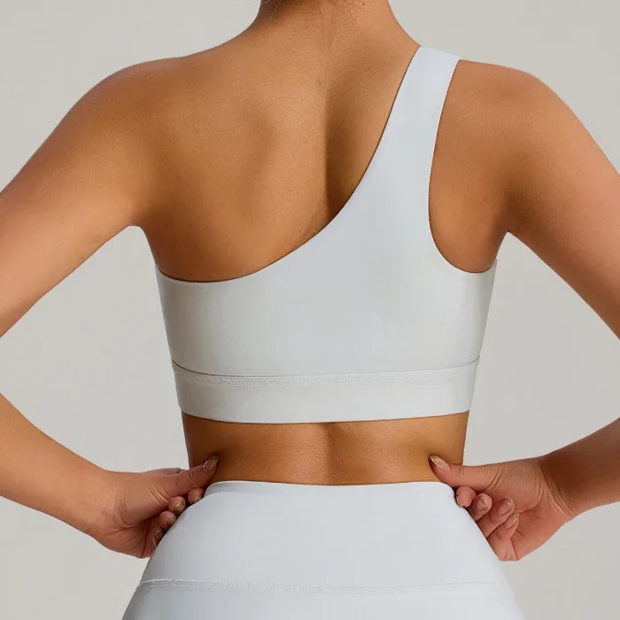 SPARK One-shoulder Shockproof Yoga Bra For Women FYD233